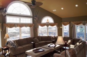Third Floor Living Room with Ocean View