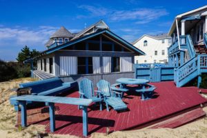 Oceanfront deck and 2nd grilling area