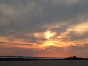 Sunset on Pennyhill Dunes